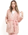 Dark Pink Amaranth Pajamas, Three Pieces