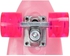 Ziggy - Skateboard Mini Cruiser with LED Wheels - Pink- Babystore.ae