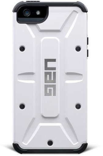 MEMORiX UAG Shock Proof Composite Case for iPhone 5/5S With Screen Protector /White