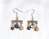A Handmade 2-Piece Earrings Set With Stones