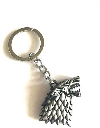 Generic Game Of Thrones House Stark Wolf Head Keychain