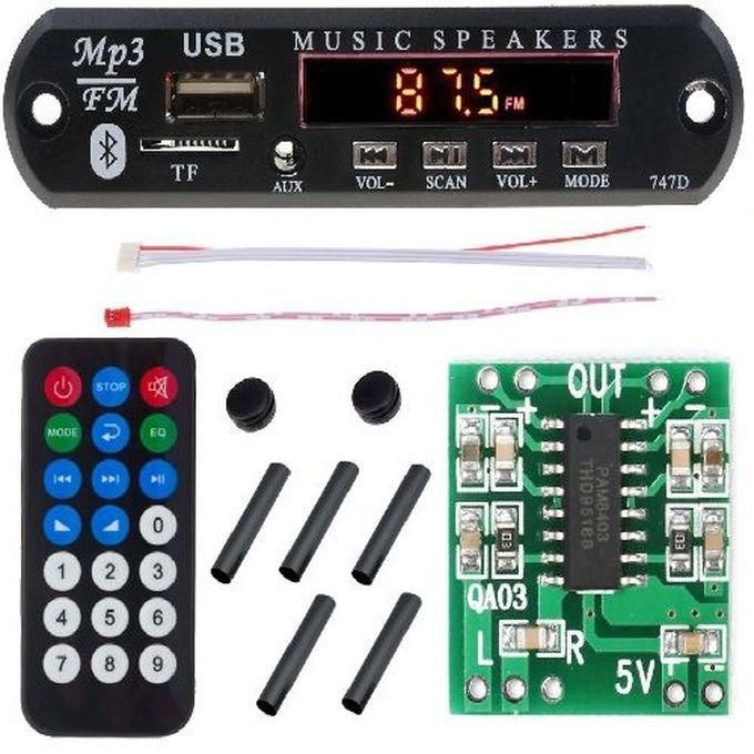 MP3 Decoder Board Bluetooth USB & Audio Amplifier Board Module PAM8403
