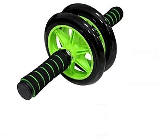 Generic Rubber Roller Double Wheel -(Black)