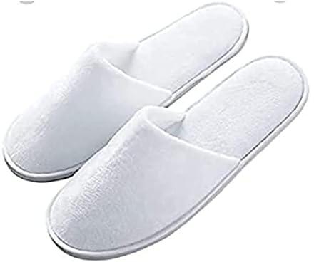 10PCS Disposable Slippers, Non-slip Closed Toe Spa Slippersfor Hotel, Travel, Guest and Home Fits up to Most Men or Women
