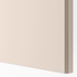 REINSVOLL Door with hinges - grey-beige 50x195 cm