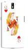 Stylizedd OnePlus One Slim Snap Case Cover Matte Finish - Queen of Hearts