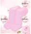 Sausiry Moisturizing Whitening Exfoliating Reusable Spa Gel Silicone Socks (Pink)