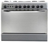 White Point 8060 Stainless Steel Gas Cooker with Grill - 5 Burners