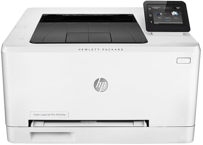 HP M252DW Color LaserJet Pro Printer - B4A22A, White