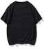 Oversize T-shirt - Black Color - Round Neck