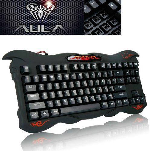 Aula Evil Spirit Mad Scorpion Series Wired USB Black Switch Game Mechanical Keyboard - Black