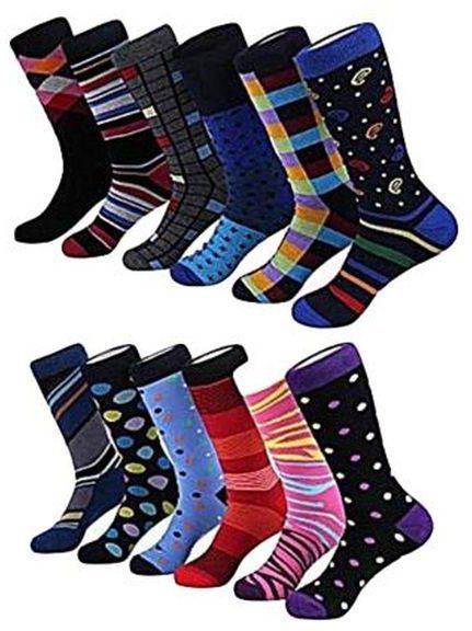 Fashion 6PCs Happy Men's Socks - Multicolour