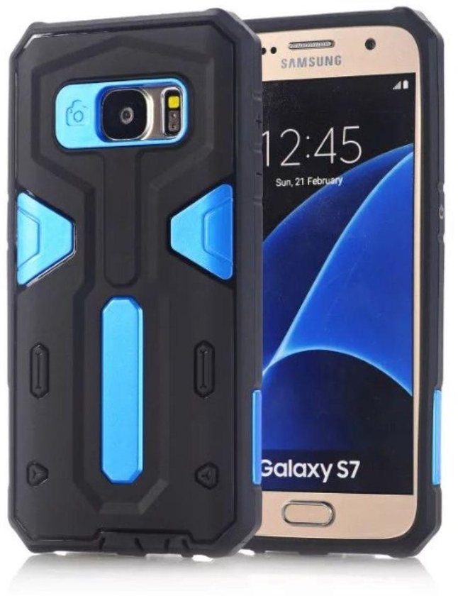 Samsung Galaxy S7 G930 - Tough Armor PC and TPU Protector Shell – Blue