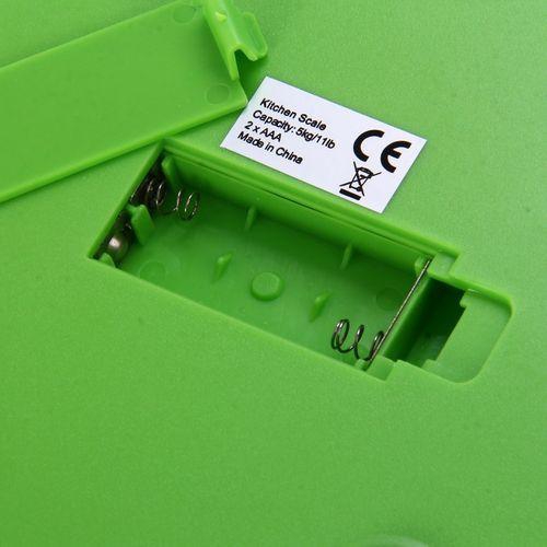 Generic NS-K10 - LCD Digital Tray Scale Bowl Design 5000g Capacity - Green
