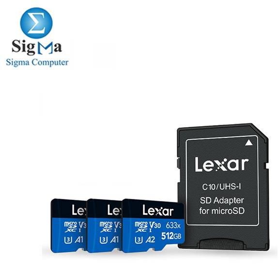 Lexar 32GB High-Performance 633x microSDHC microSDXC UHS-I Card BLUE Series
