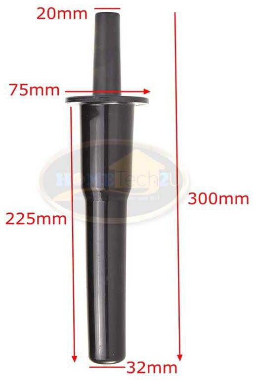 Hometech2u Ice Blender Stick Stir Accessories Spare Parts (Black)