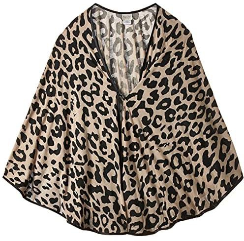 Bebitza Modal Nursing Cover for Breastfeeding, 100 % Privacy, Breathable, Safe, Soft and Stretchy Multiuse Breastfeeding Cover with no see Through Leopard Print