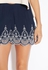 PETITE Embroidered Shorts