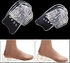 نعل حذاء رافع من السيليكون من 5 طبقات، قابل للتعديل، شفاف وغير مرئي، زوج واحد، مناسب للرجال والنساء