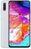 Samsung Galaxy A70 موبايل 6.7 بوصة 128 جيجا بايت/6 جيجا بايت ثنائي الشريحة 4G - أبيض