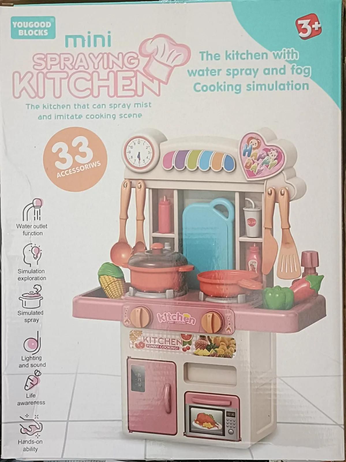 Spraying Kitchen sets  Kitchen toy Playset
