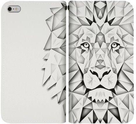 Stylizedd  Apple iPhone 6 Plus Premium Flip case cover - Poly Lion  I6P-F-181