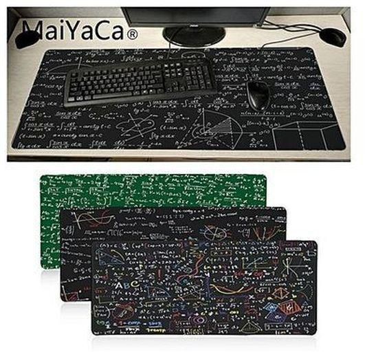 Boy Gift Pad Geometric Formula Mouse Pad Gamer Play Mats Large Gaming Mouse Pad Lockedge Mouse Mat Keyboard Pad