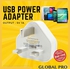 USB Power Adapter UK 3 Pin Charger Mobile Phone Charger Adapter USB