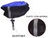 Bike 3D Saddle Seat Cover Bike Breathable Soft Comfort Pad Padded Cushion (Blue) 28*2*17cm