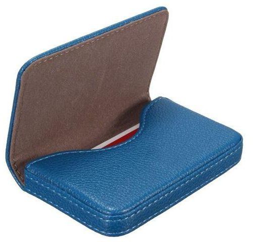 Universal Leather Card Holder Wallet Holder Case (Lake Blue)