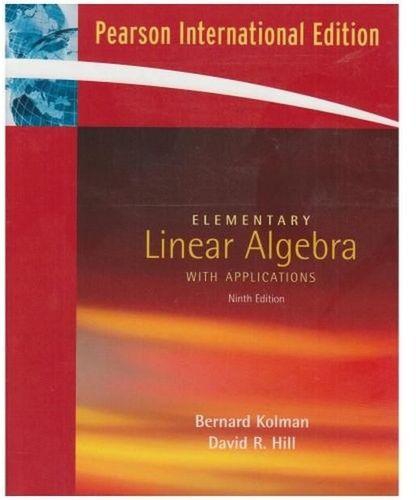 Generic Elementary Linear Algebra With Applications: International Version ,Ed. :9