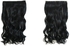 Soft Curly Hair Extension - Medium Long - Black