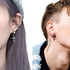 Men's Women Stainless Steel Non Pierce Punk Clip Magnetic Earring For Guys Earring
