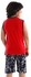 Diadora Boys Printed Cotton Sleeveless T-Shirt - Red