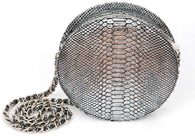 Noi Designs Classic Round Bag - Silver