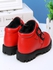 Girl's Boots Solid Color Metal Buckle Ankle Boots Snow Boots
