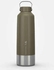 1.5 L stainless steel flask with screw cap for hiking - Khaki