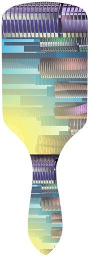 Skyscrapers City Buildings Printed Hair Brush Multicolor One Size