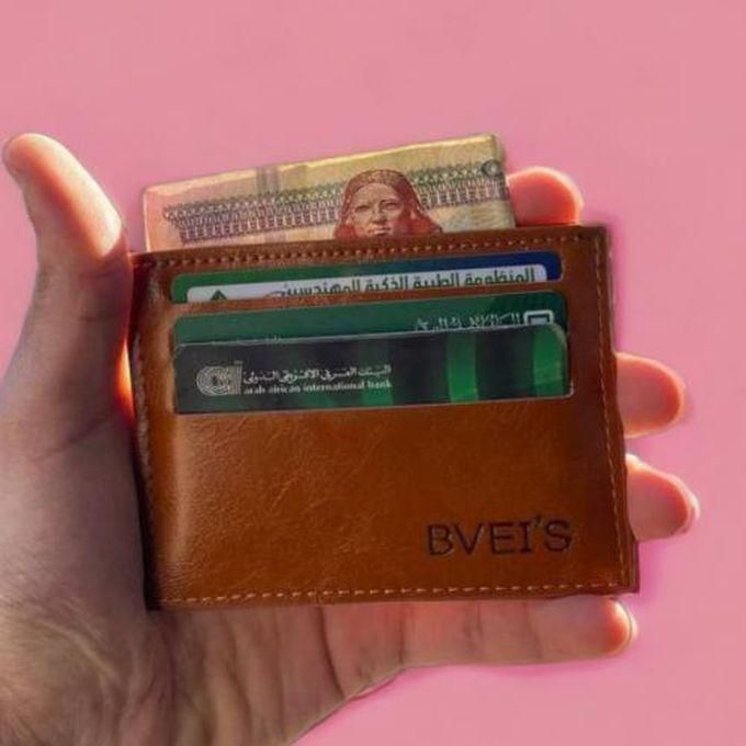 حافظة بطاقات جلدية عالية الجودة محفظه تكفي كل كروتك