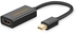 4K Mini DisplayPort to HDMI Adapter, CableCreation Mini DP (Thunderbolt Port 2) to HDMI AV HDTV Female Adapter compatible with Mac Book Pro, iMac, Surface Pro 2/3/4/5/6, Black
