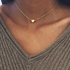 Fashion Love Heart Pendant Chain Necklace Women Jewelry-