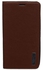 Flip Cover For Huawei Ascend G750 Brown