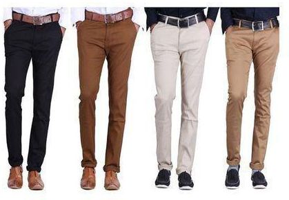 Mens Fashionplus Khaki Trouser Pants 4pack Straight Slim Fit price from ...