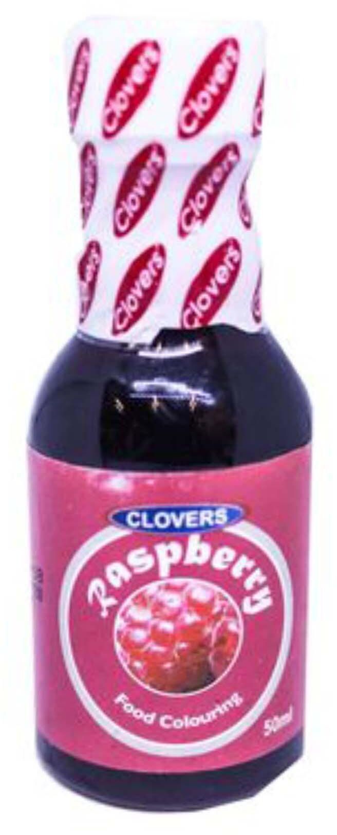 Clovers Raspberry Food Colour 50ml