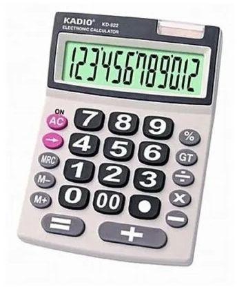 Kadio 12 Digits Electronic Calculator
