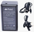 Battery Charger With UK Plug For Canon EOS 60D/7D/5D2/5DII/5D Mark II/LC-E6Eh Camera Black
