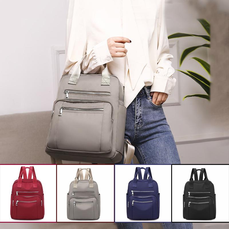 Oxford Cloth Backpack Women Nylon Handbag Large Capacity Bag Travel Backpack