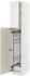 METOD خزانة عالية مع أرفف مواد نظافة - أبيض/Bodbyn أبيض-عاجي ‎40x60x220 سم‏