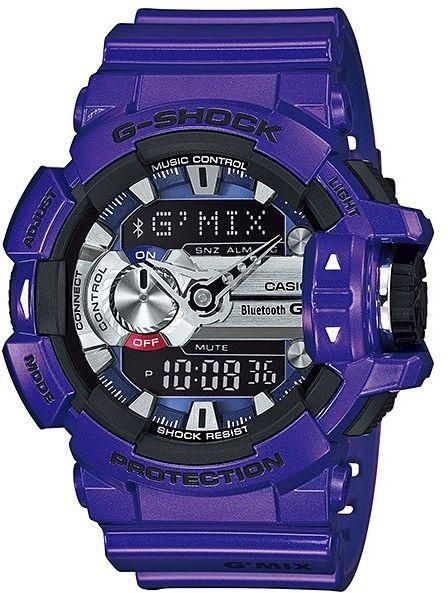 Casio G Shock GBA 400 1ADR G556 Bluetooth Mens Watch Purple