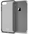 iLuv AI7GELABK Gelato Soft Flexible Lightweight Case With Semi Transparent Back for iPhone 7, Black